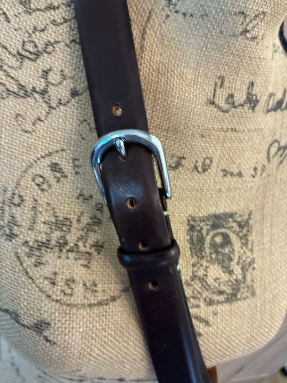 J. Crew Genuine Brown Leather Men’s Belt made in USA heritage preppy classic  40